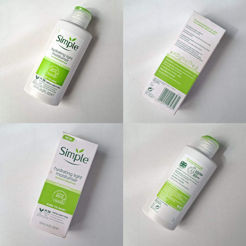 مرطوب کننده سیمپل مدل لایت 🌱